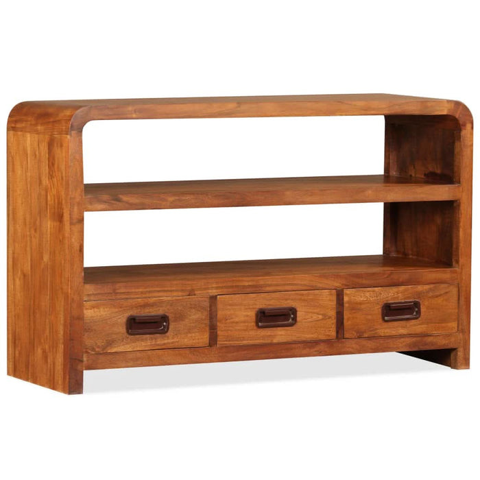 Comodă TV, 90x30x55 cm, lemn masiv de acacia - WALTI WALTI