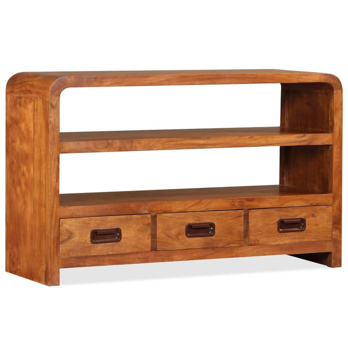 Comodă TV, 90x30x55 cm, lemn masiv de acacia - WALTI WALTI