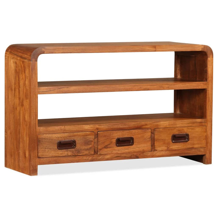 Comodă TV, 90x30x55 cm, lemn masiv de acacia - WALTI WALTI