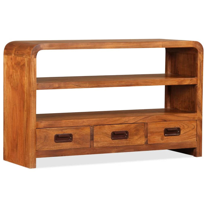 Comodă TV, 90x30x55 cm, lemn masiv de acacia - WALTI WALTI
