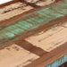 Birou cu postament, 140 x 50 x 77 cm, lemn masiv reciclat - WALTI WALTI