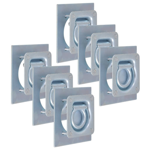 Inele ancorare pentru remorcă 6 buc, oțel galvanizat, 2000 kg - WALTI WALTI