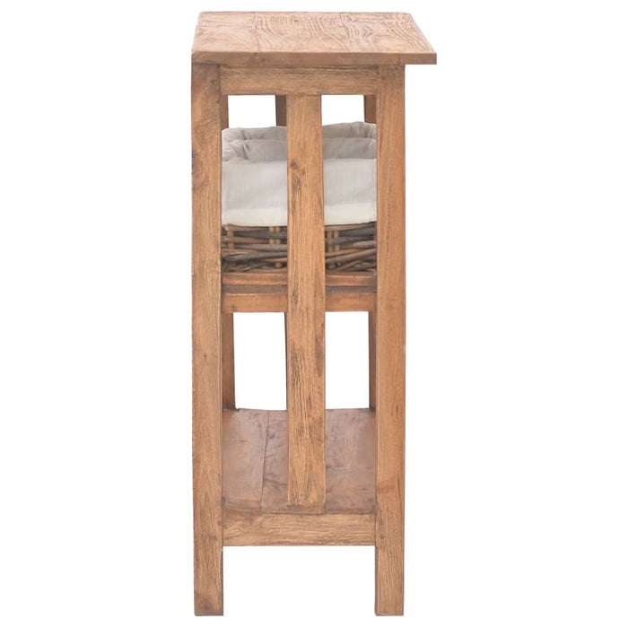 Masă consolă, 69x28x70 cm, lemn masiv de mahon - WALTI WALTI