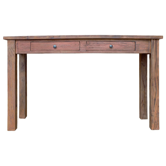 Masă consolă, 123x42x75 cm, lemn masiv de mahon - WALTI WALTI