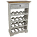 Suport sticle de vin, 55x23x85 cm, lemn masiv de mahon - WALTI WALTI