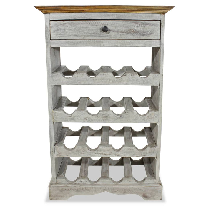 Suport sticle de vin, 55x23x85 cm, lemn masiv de mahon - WALTI WALTI