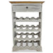 Suport sticle de vin, 55x23x85 cm, lemn masiv de mahon - WALTI WALTI