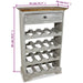 Suport sticle de vin, 55x23x85 cm, lemn masiv de mahon - WALTI WALTI