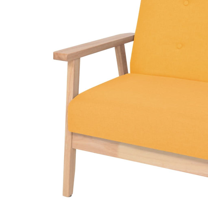 Fotoliu, galben, material textil - WALTI WALTI