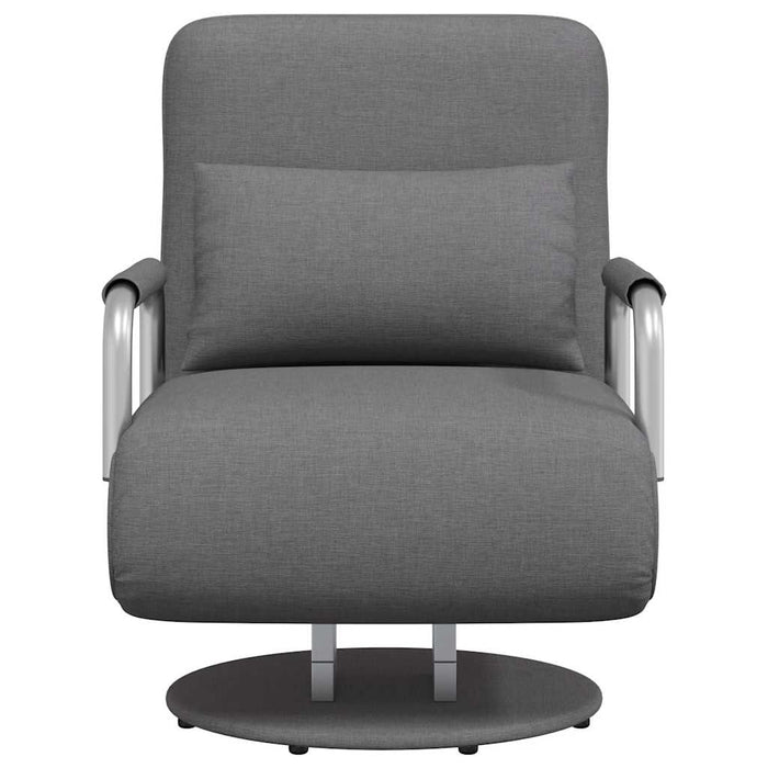 Scaun pivotant și canapea extensibilă, gri închis, textil - WALTI WALTI