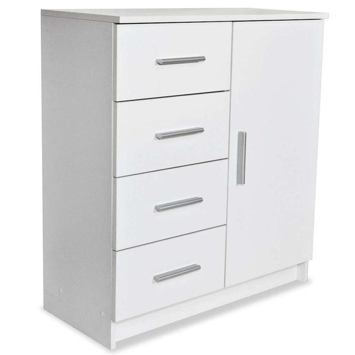 Dulap, alb, 79x35x88 cm, lemn prelucrat WALTI