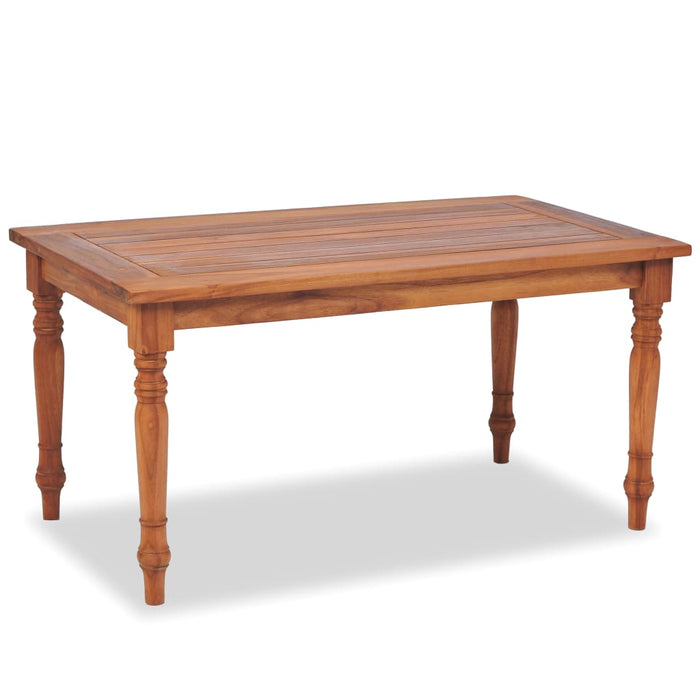 Set mobilier de grădină cu perne, 4 piese, lemn masiv de tec - WALTI WALTI