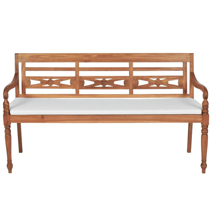 Bancă Batavia cu perne, 150 cm, lemn de tec - WALTI WALTI
