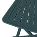 Set mobilier bistro pliabil, 3 piese, verde, plastic - WALTI WALTI