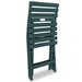 Set mobilier bistro pliabil, 3 piese, verde, plastic - WALTI WALTI