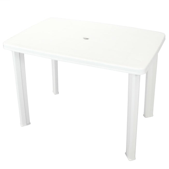 Masă de grădină, alb, 101 x 68 x 72 cm, plastic - WALTI WALTI