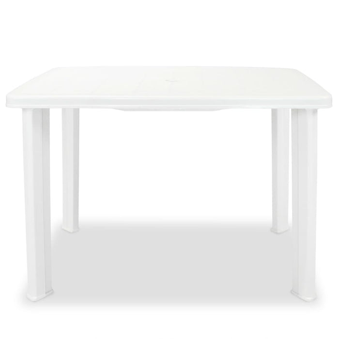Masă de grădină, alb, 101 x 68 x 72 cm, plastic - WALTI WALTI