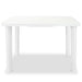 Masă de grădină, alb, 101 x 68 x 72 cm, plastic - WALTI WALTI
