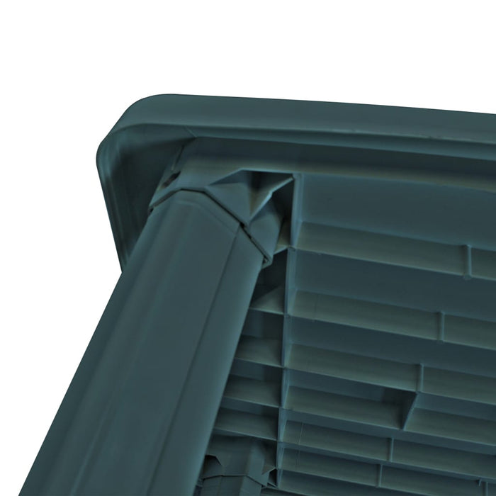 Masă de grădină, verde, 101 x 68 x 72 cm, plastic - WALTI WALTI