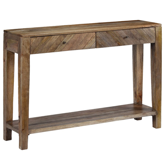 Masă consolă din lemn masiv de mango, 118 x 30 x 80 cm WALTI