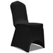 Huse de scaun, elastice, 100 buc, negru - WALTI WALTI