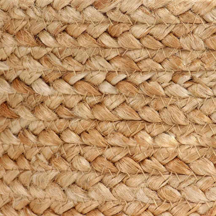 Set coșuri de depozitare, 2 buc., natural, iută, lucrat manual WALTI