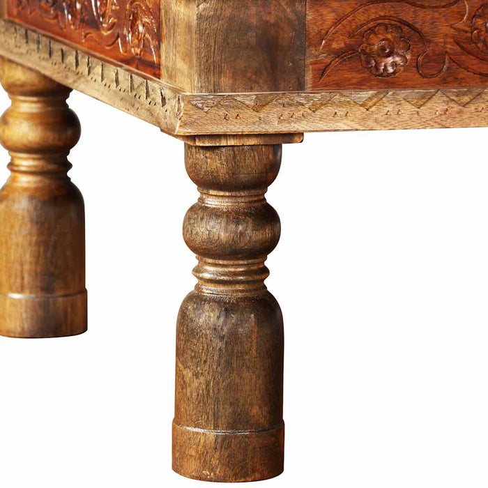 Măsuță de cafea, lemn masiv de mango acacia, 110x60x38 cm WALTI