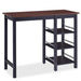 Set mobilier de bar, 3 piese, MDF, negru - WALTI WALTI