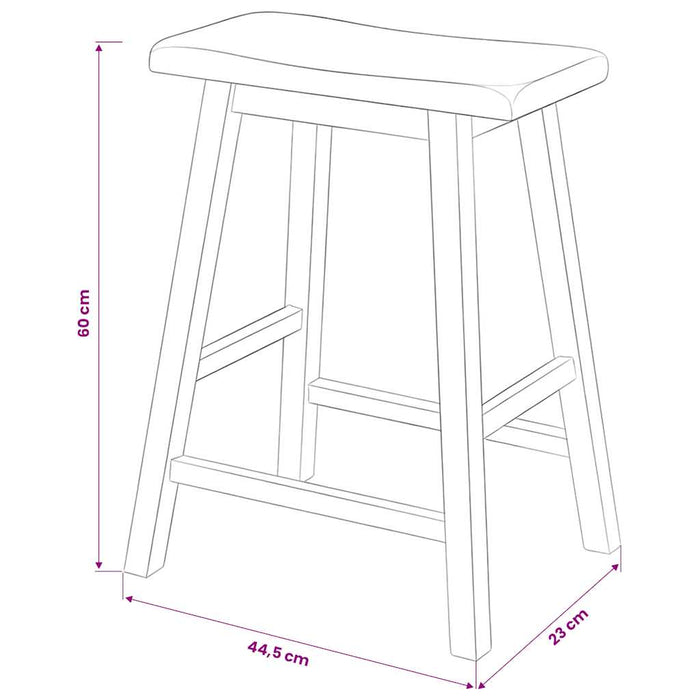 Set mobilier de bar, 3 piese, MDF, negru - WALTI WALTI