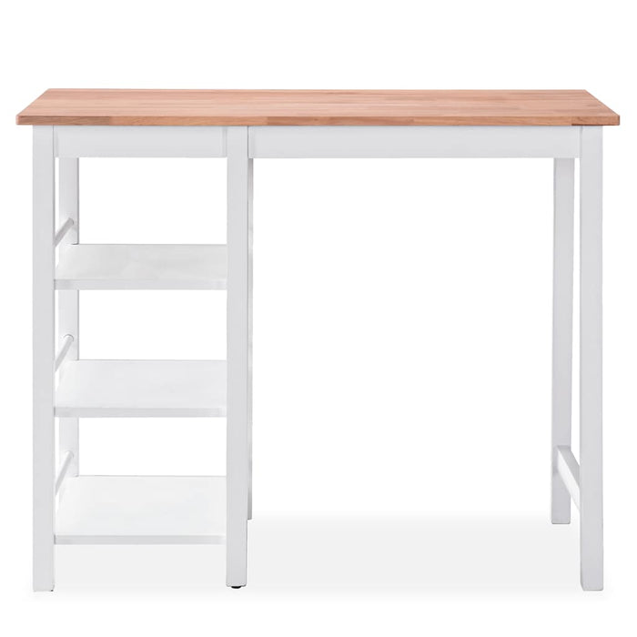 Set mobilier de bar, 3 piese, alb, MDF - WALTI WALTI