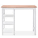 Set mobilier de bar, 3 piese, alb, MDF - WALTI WALTI