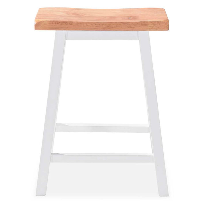 Set mobilier de bar, 3 piese, alb, MDF - WALTI WALTI