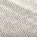 Pătură decorativă model spic, bumbac, 125 x 150 cm, gri - WALTI WALTI