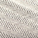 Pătură decorativă model spic, bumbac, 160 x 210 cm, gri - WALTI WALTI