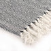 Pătură decorativă model spic, bumbac, 220 x 250 cm, bleumarin - WALTI WALTI