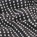 Pătură decorativă cu pătrățele, bumbac, 160 x 210 cm, negru - WALTI WALTI