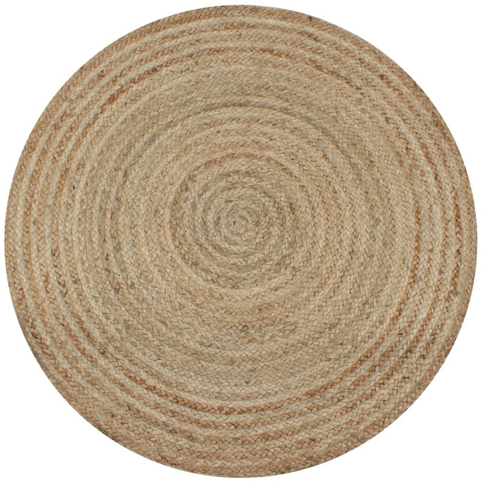 Covor din iută împletită, 150 cm, rotund - WALTI WALTI