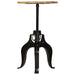 Masă de bar, lemn masiv de mango, 60 x (76-110) cm - WALTI WALTI