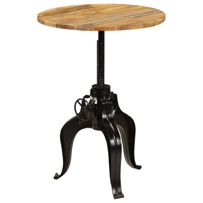 Masă de bar, lemn masiv de mango, 75 x (76-110) cm - WALTI WALTI