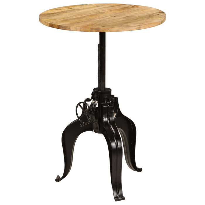 Masă de bar, lemn masiv de mango, 75 x (76-110) cm - WALTI WALTI