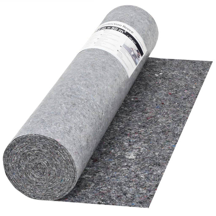 Protecție antiderapantă podea zugravi, 50 m, 280 g/m², gri - WALTI WALTI