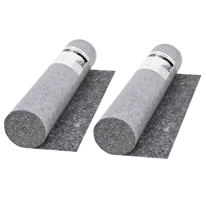 Protecție antiderapantă podea zugravi, 2 buc. 50m, 280g/m², gri - WALTI WALTI