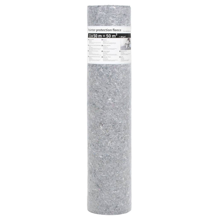 Protecție antiderapantă podea zugravi, 2 buc. 50m, 280g/m², gri - WALTI WALTI