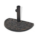 Suport umbrelă de soare, rășină, semicerc, bronz, 9 kg - WALTI WALTI