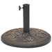 Suport umbrelă de soare, rășină, rotund, bronz, 9 kg - WALTI WALTI