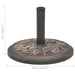 Suport umbrelă de soare, rășină, rotund, bronz, 9 kg - WALTI WALTI