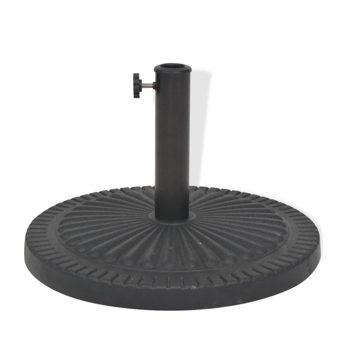Suport umbrelă de soare, rășină, rotund, negru, 14 kg - WALTI WALTI