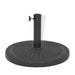 Suport umbrelă de soare, rășină, rotund, negru, 14 kg - WALTI WALTI