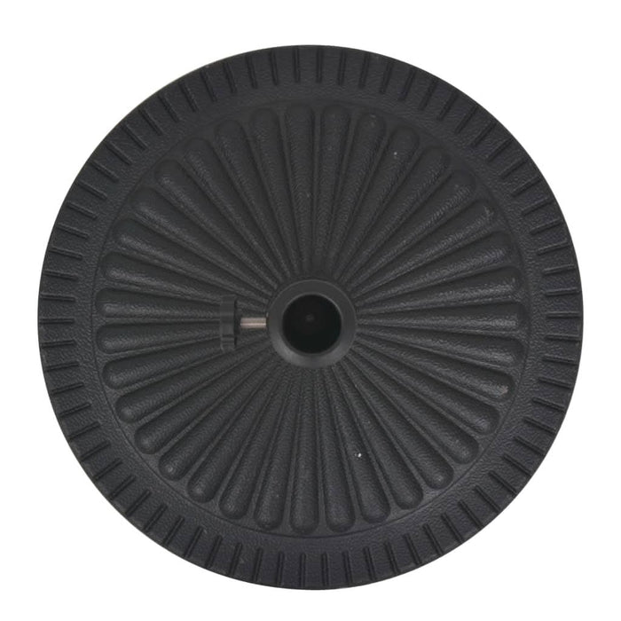 Suport umbrelă de soare, rășină, rotund, negru, 14 kg - WALTI WALTI