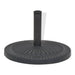 Suport umbrelă de soare, rășină, rotund, negru, 29 kg - WALTI WALTI